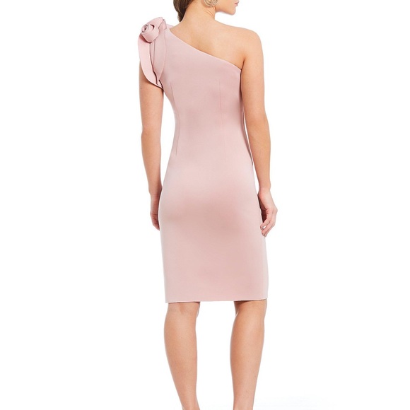 Eliza J One Shoulder Sheath Dress - Picture 7 of 13